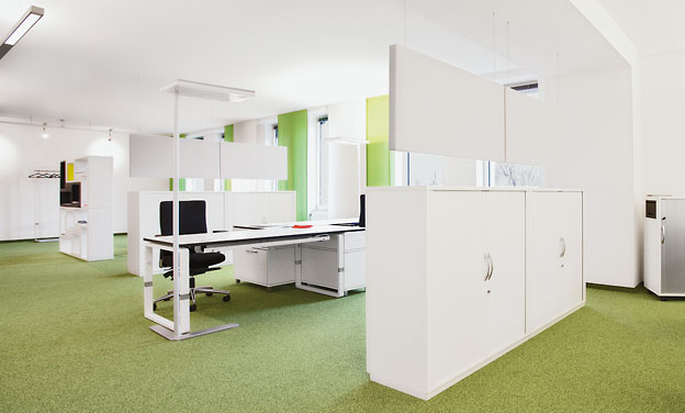 Großraumbüro im Agrippeum